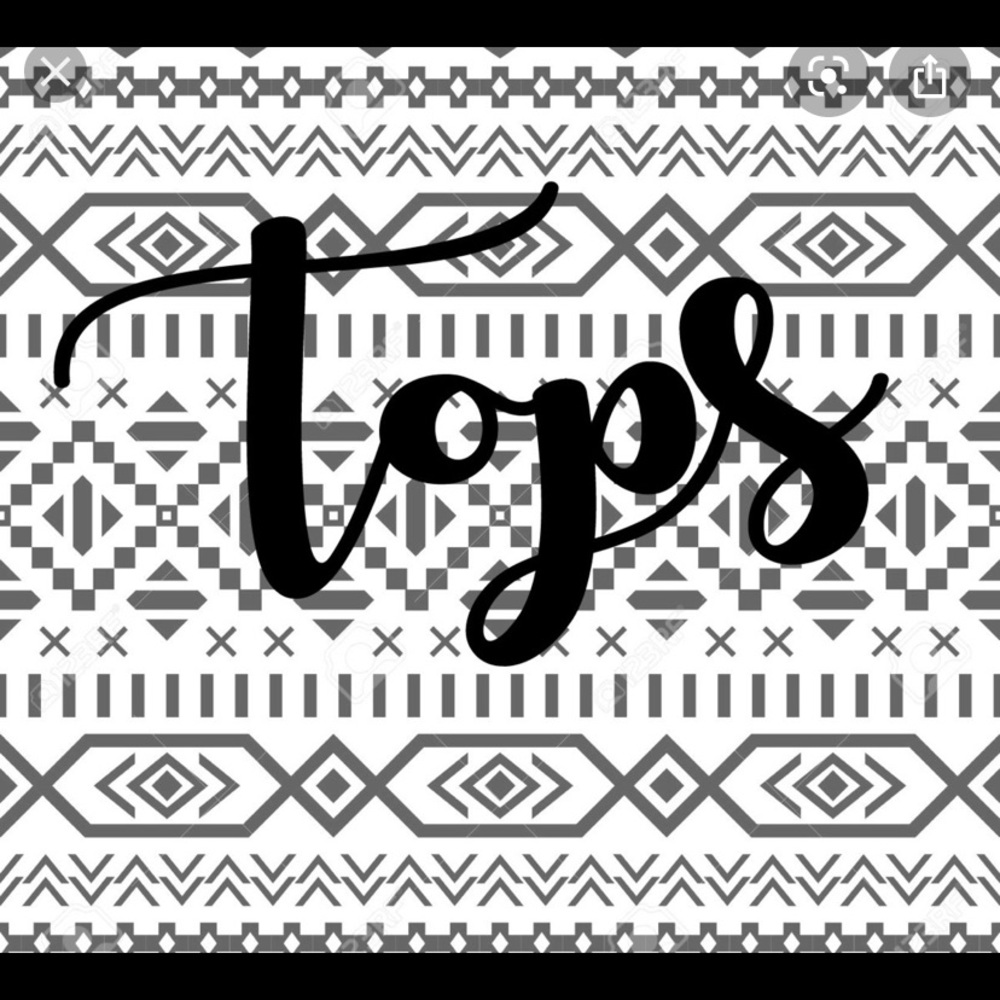 Tops under this listing